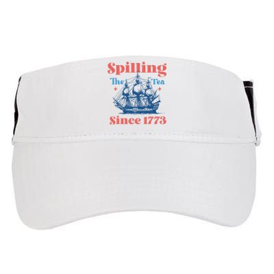 Spilling The Tea Since 1773 Adult Drive Performance Visor