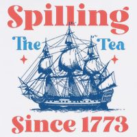Spilling The Tea Since 1773 Adult Drive Performance Visor