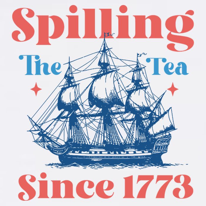 Spilling The Tea Since 1773 Adult Drive Performance Visor