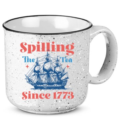 Spilling The Tea Since 1773 15oz Campfire Ceramic Mug