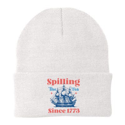 Spilling The Tea Since 1773 Knit Cap Winter Beanie