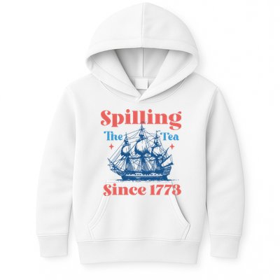 Spilling The Tea Since 1773 Kids Hoodie