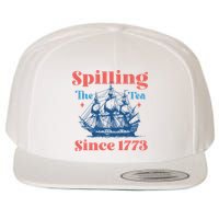 Spilling The Tea Since 1773 Wool Snapback Cap
