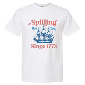 Spilling The Tea Since 1773 Garment-Dyed Heavyweight T-Shirt