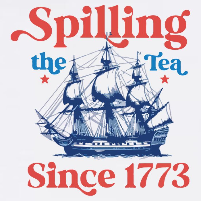 Spilling The Tea Since 1773 4th Of July Cooling Performance Crew T-Shirt