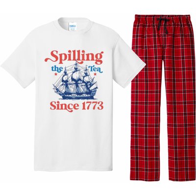 Spilling The Tea Since 1773 4th Of July Pajama Set