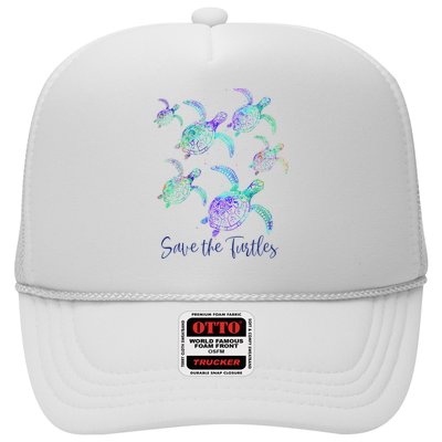 SAVE THE TURTLES Sea Turtle Lover Earth Day Activist Quote Trucker Hat