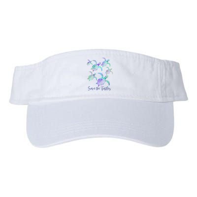SAVE THE TURTLES Sea Turtle Lover Earth Day Activist Quote Visor