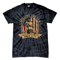 Spilling The Tea Since 1773 American History Teacher Vintage Tie-Dye T-Shirt