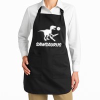 Sawsaurus TRex Tyrannosaurus Rex Funny Apron