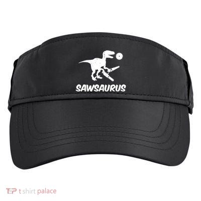 Sawsaurus TRex Tyrannosaurus Rex Funny Adult Drive Performance Visor