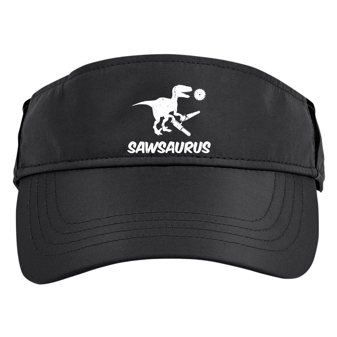 Sawsaurus TRex Tyrannosaurus Rex Funny Adult Drive Performance Visor