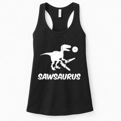 Sawsaurus TRex Tyrannosaurus Rex Funny Womens Tank Top