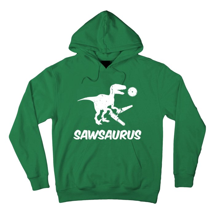 Sawsaurus TRex Tyrannosaurus Rex Funny Hoodie