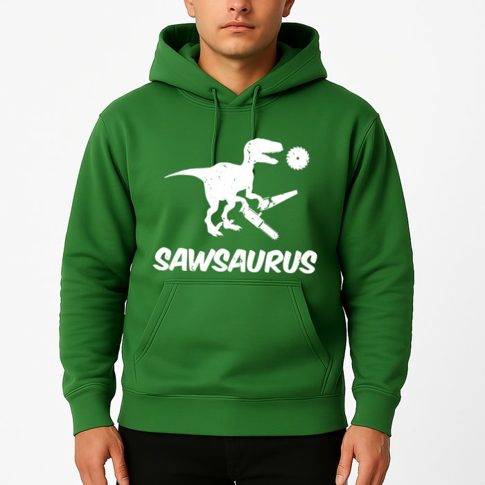 Sawsaurus TRex Tyrannosaurus Rex Funny Hoodie