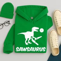 Sawsaurus TRex Tyrannosaurus Rex Funny Hoodie