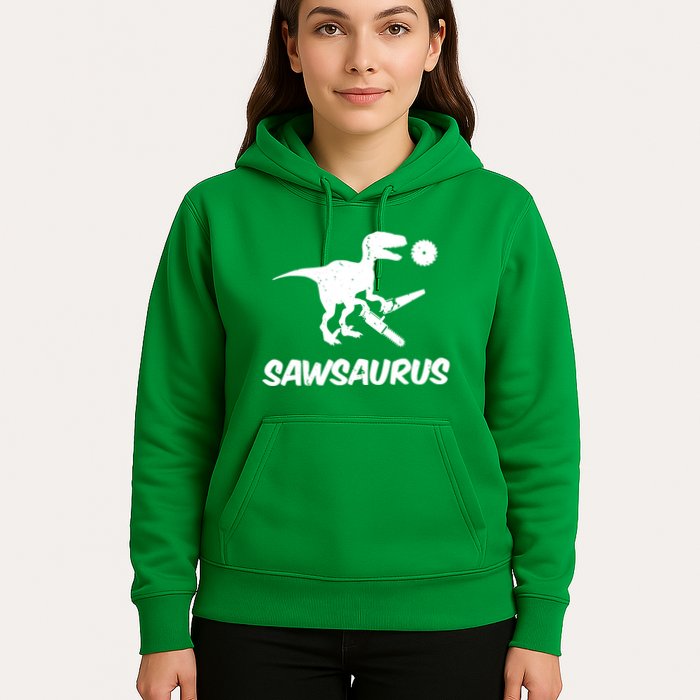 Sawsaurus TRex Tyrannosaurus Rex Funny Hoodie