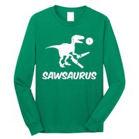 Sawsaurus TRex Tyrannosaurus Rex Funny Long Sleeve Shirt