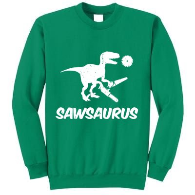 Sawsaurus TRex Tyrannosaurus Rex Funny Sweatshirt