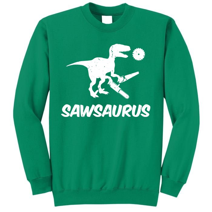 Sawsaurus TRex Tyrannosaurus Rex Funny Sweatshirt