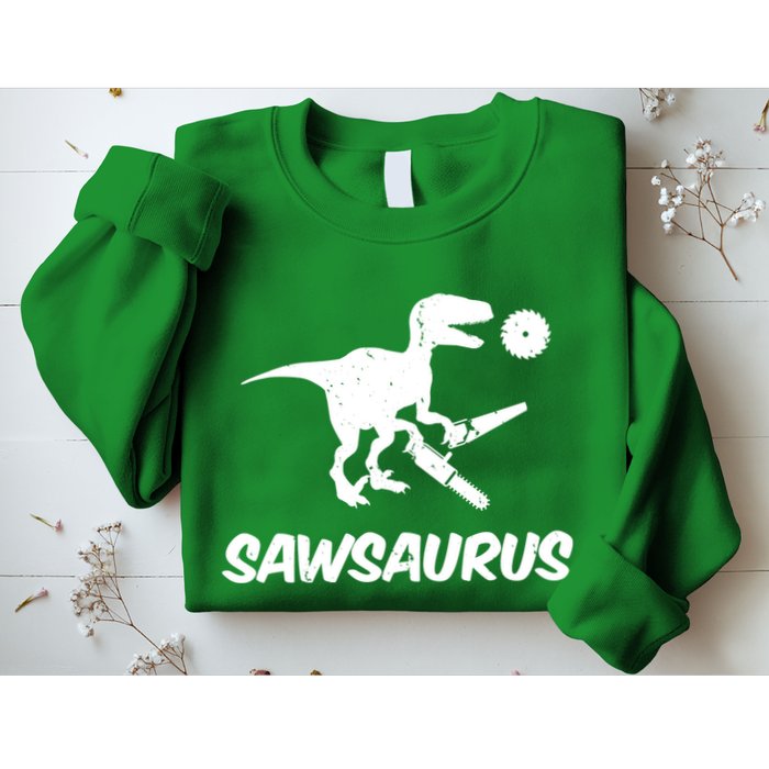 Sawsaurus TRex Tyrannosaurus Rex Funny Sweatshirt