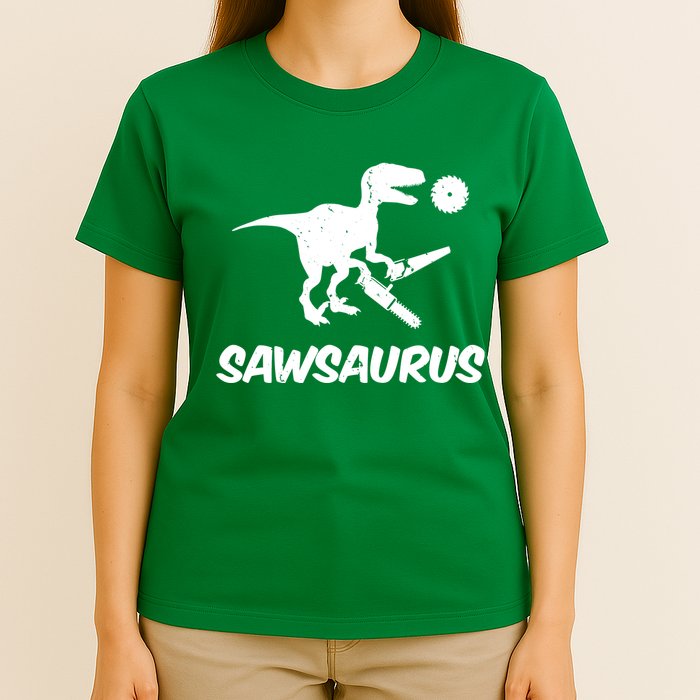 Sawsaurus TRex Tyrannosaurus Rex Funny T-Shirt