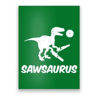Sawsaurus TRex Tyrannosaurus Rex Funny Poster