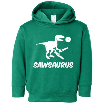 Sawsaurus TRex Tyrannosaurus Rex Funny Toddler Hoodie