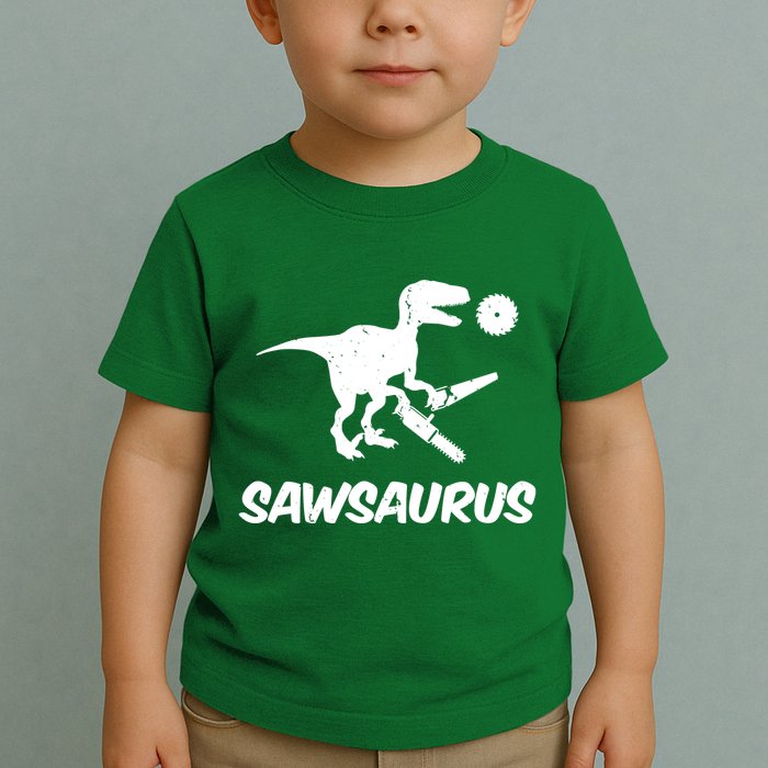 Sawsaurus TRex Tyrannosaurus Rex Funny Toddler T-Shirt