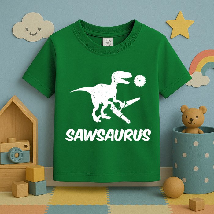 Sawsaurus TRex Tyrannosaurus Rex Funny Toddler T-Shirt