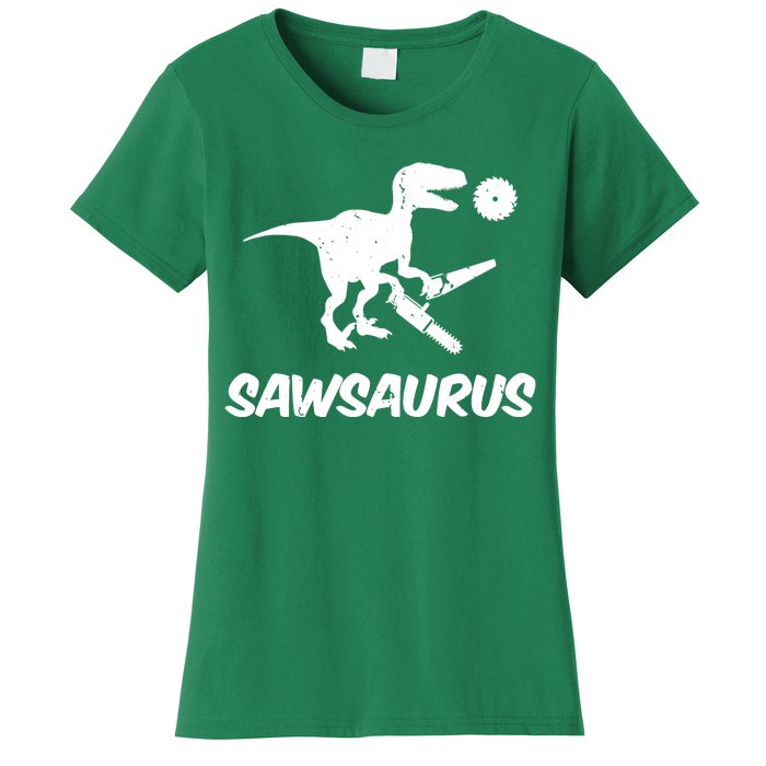 Sawsaurus TRex Tyrannosaurus Rex Funny Women's T-Shirt