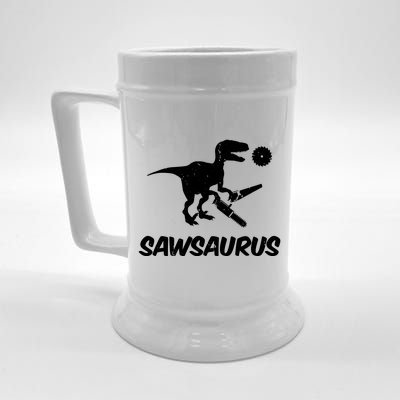 Sawsaurus TRex Tyrannosaurus Rex Funny Beer Stein