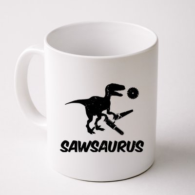 Sawsaurus TRex Tyrannosaurus Rex Funny Coffee Mug