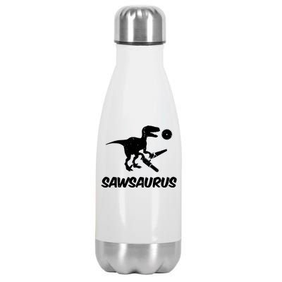 Sawsaurus TRex Tyrannosaurus Rex Funny Stainless Steel Insulated Water Bottle