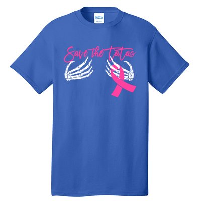 Save The Tatas Breast Cancer Awareness Gift Tall T-Shirt