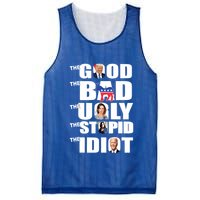 Support Trump The Good The Bad The Ugly The Stupid The Idiot Mesh Reversible Basketball Jersey Tank