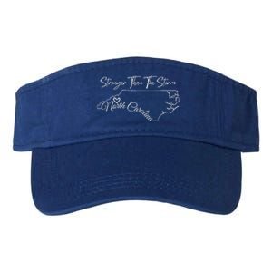 Strong Than The Storm Strong North Carolina Valucap Bio-Washed Visor