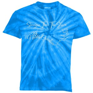 Strong Than The Storm Strong North Carolina Kids Tie-Dye T-Shirt