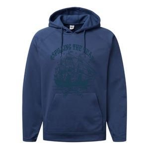 Spilling The Tea Since 1773 America Freedom Performance Fleece Hoodie