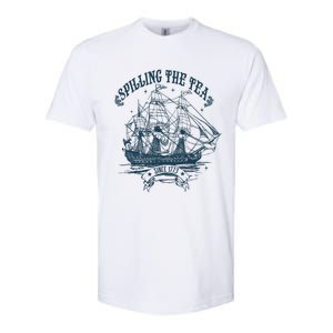 Spilling The Tea Since 1773 America Freedom Softstyle CVC T-Shirt