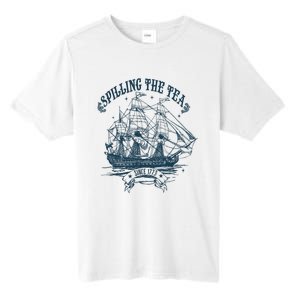 Spilling The Tea Since 1773 America Freedom Tall Fusion ChromaSoft Performance T-Shirt