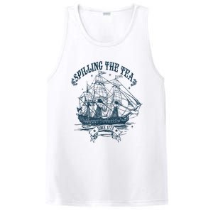 Spilling The Tea Since 1773 America Freedom PosiCharge Competitor Tank