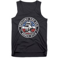 Spilling The Tea Since 1773 Funny US History Teacher Boston Tank Top