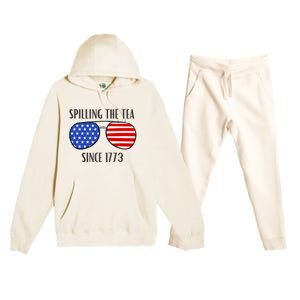 Spilling the Tea Premium Hooded Sweatsuit Set