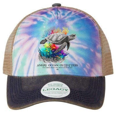 Sea Turtle Tropical Colorful Beach Ocean Travel Souvenir Legacy Tie Dye Trucker Hat