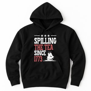 Spilling The Tea Since 1773 Funny History Teacher Hoodie