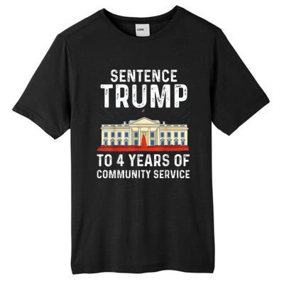 Sentence Trump To 4 Years Of Community Service Tall Fusion ChromaSoft Performance T-Shirt