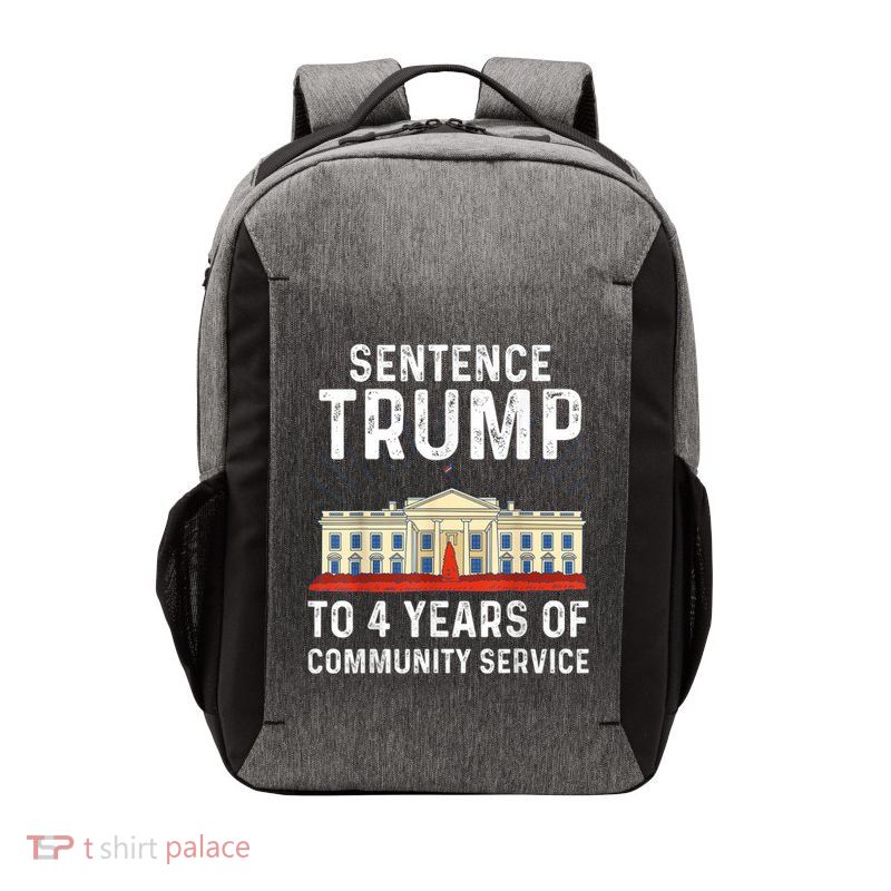 Sentence Trump To 4 Years Of Community Service Vector Backpack