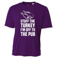 Stuff The Turkey IM Off To The Pub Cooling Performance Crew T-Shirt