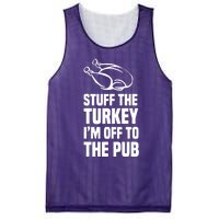 Stuff The Turkey IM Off To The Pub Mesh Reversible Basketball Jersey Tank